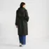 Women's Longline Waxed Coat, Back
