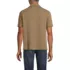 Men's Short Sleeve Textured Cable Camp Collar Button Through Shirt, Back