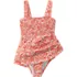 Women's Smocked Swim Dress Swimsuit, alternative image