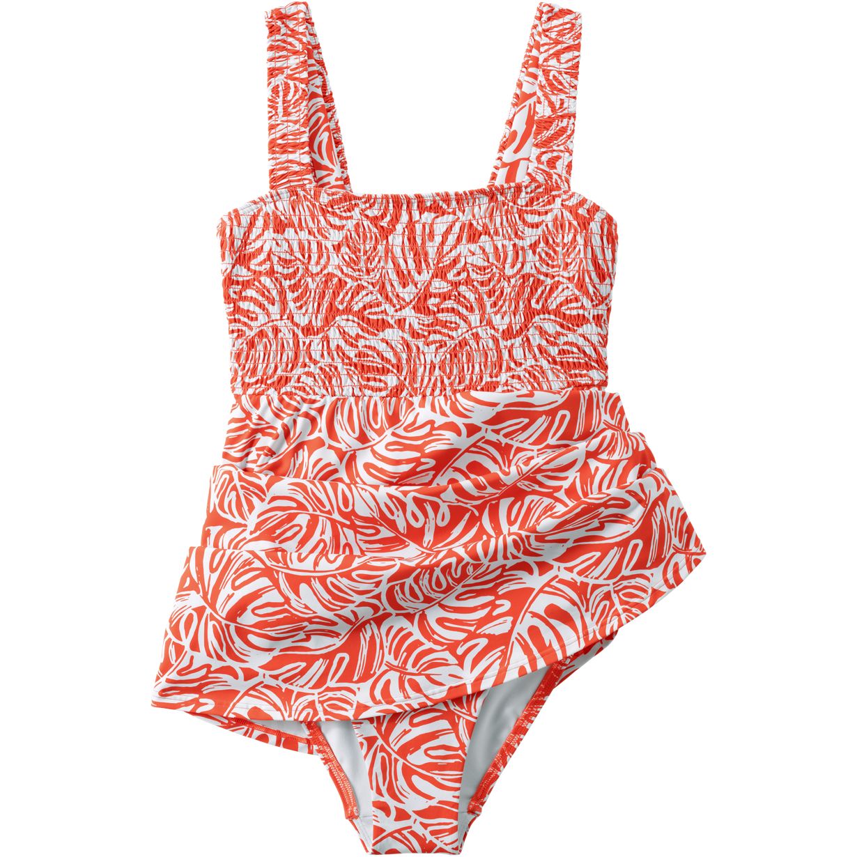 Women's Smocked Swim Dress Swimsuit