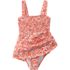 Women's Smocked Swim Dress Swimsuit, alternative image