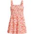 Women's Smocked Swim Dress Swimsuit, Front