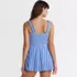 Women's Smocked Swim Dress Swimsuit, Back
