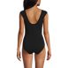 Women's Cap Sleeve Sweetheart V-Wire One Piece Swimsuit, Back