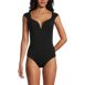 Women's Cap Sleeve Sweetheart V-Wire One Piece Swimsuit, Front