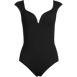 Women's Cap Sleeve Sweetheart V-Wire One Piece Swimsuit, Front