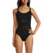 Women's Mesh Insert One Piece Swimsuit, Front