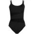 Women's Mesh Insert One Piece Swimsuit, Front
