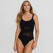 Women's Mesh Insert One Piece Swimsuit, Front