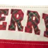 Embroidered Zipper Canvas Pouch, alternative image
