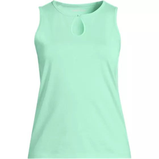 Women's Supima Keyhole Tank - primary