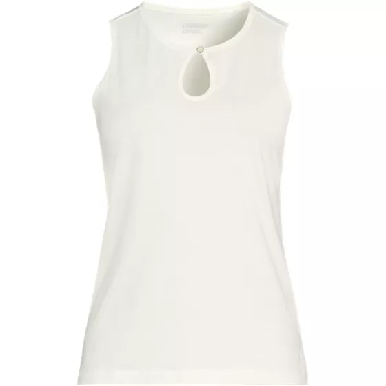 Women's Supima Keyhole Tank - primary