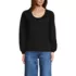Women's Supima Interlock Scoop Neck Blouson Sleeve Top, Front