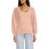 Women's Supima Interlock Scoop Neck Blouson Sleeve Top, Front