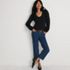 Women's Supima Interlock Scoop Neck Blouson Sleeve Top, alternative image