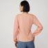 Women's Supima Interlock Scoop Neck Blouson Sleeve Top, Back