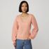 Women's Supima Interlock Scoop Neck Blouson Sleeve Top, Front