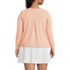 Women's Plus Size Power Performance Long Sleeve Scoopneck Tee, Back