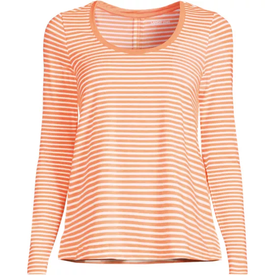 Women's Plus Size Power Performance Long Sleeve Scoopneck Tee - primary