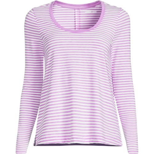 Women's Drapey Rib Fitted Elbow Sleeve Scoop Neck Tee