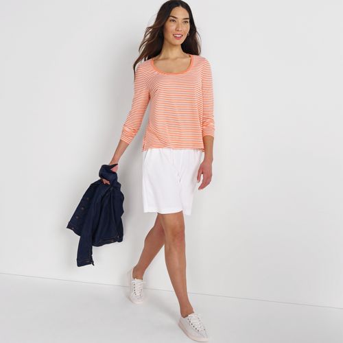 Women's Supima Boatneck Top | Lands' End