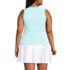 Women's Plus Size Sleeveless Power Performance Fitted Tank, Back