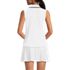 Women's Sleeveless Eyelet Active Polo Top, Back