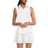 Women's Sleeveless Eyelet Active Polo Top, Front