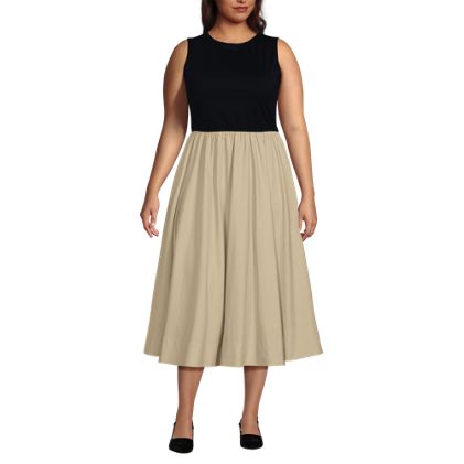 Women's Plus Size Sleeveless Solution Duet Dress - image 1