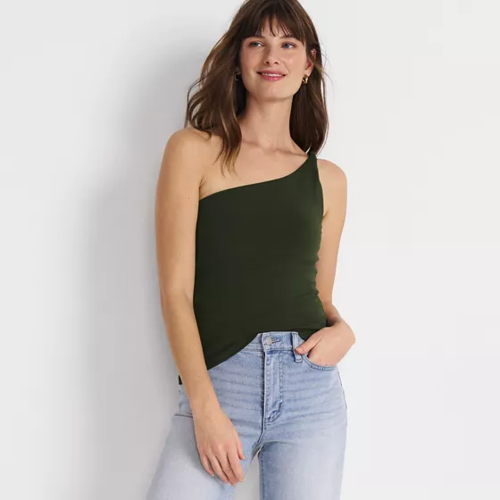 Women's Slender One Shoulder Top - primary