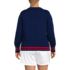 Women's Plus Size Drifter Crew Neck Set In Sleeve Sweater, Back