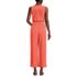 Women's Sleeveless Creaseless Wrap Jumpsuit, Back