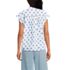 Women's Cotton Voile Drop Shoulder Short Sleeve Top, Back