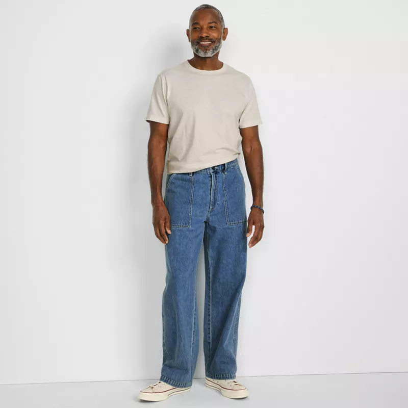 Men's Relaxed Denim Utility Pant, alternative image