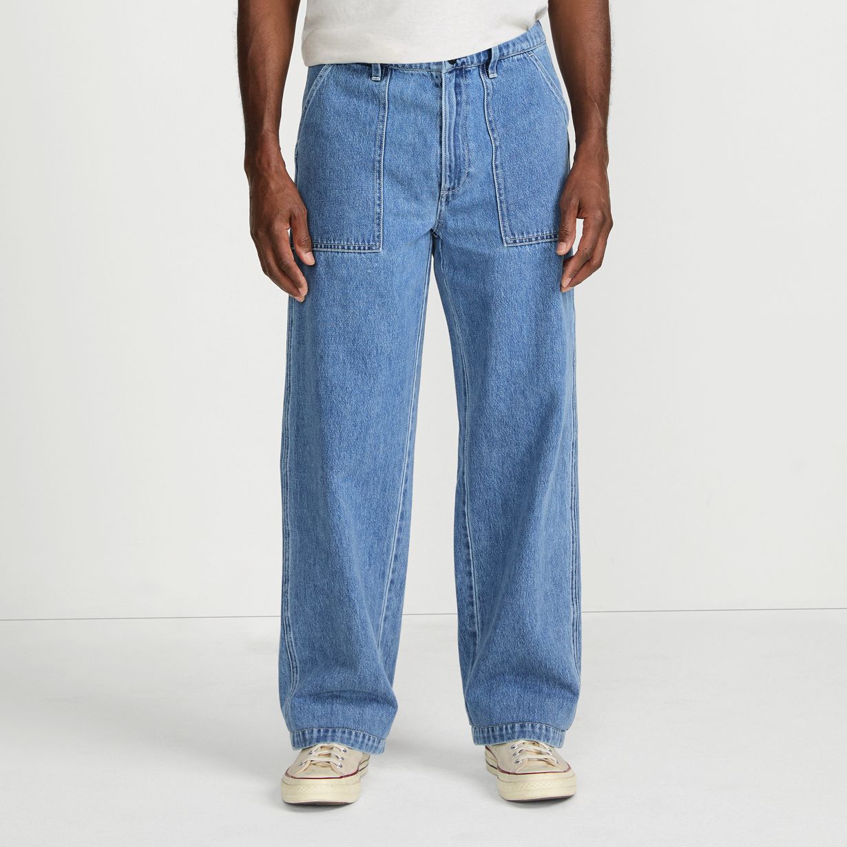 Men's Relaxed Denim Utility Pant