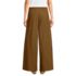 Women's Petite Poplin Mid Rise Pleated Slouchy Pants, Back