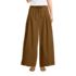 Women's Petite Poplin Mid Rise Pleated Slouchy Pants, Front