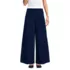 Women's Poplin Mid Rise Pleated Slouchy Pants, Front