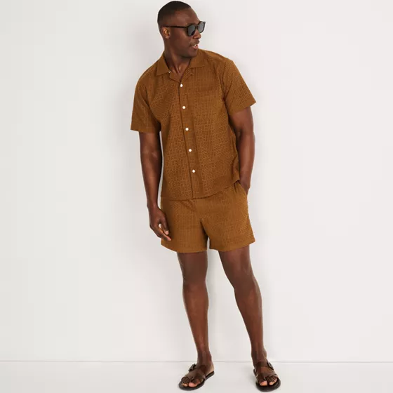 Men's 5.5" Eyelet Easy Shorts - Set Bottom - primary