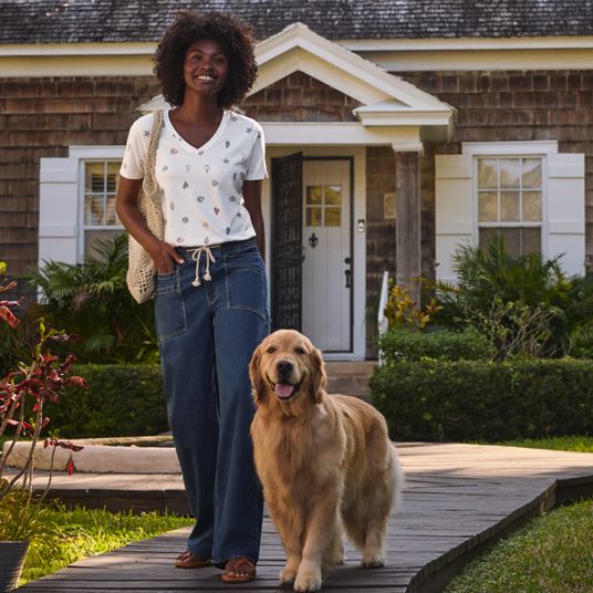Drawstring Waist Jeans | Lands' End