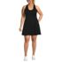 Women's Plus Size Active High Impact Skater Skirt Dress, Front