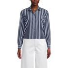 Women's No Iron Boxy Cropped Shirt