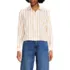 Women's No Iron Boxy Cropped Shirt, Front