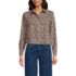 Women's No Iron Boxy Cropped Shirt, Front