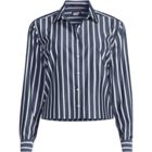 Women's No Iron Boxy Cropped Shirt