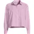 Women's No Iron Boxy Cropped Shirt, Front