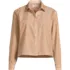 Women's No Iron Boxy Cropped Shirt, Front