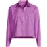 Women's No Iron Boxy Cropped Shirt, Front