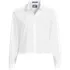 Women's Plus Size No Iron Boxy Cropped Shirt, Front