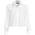 Women's Petite No Iron Boxy Cropped Shirt, Front
